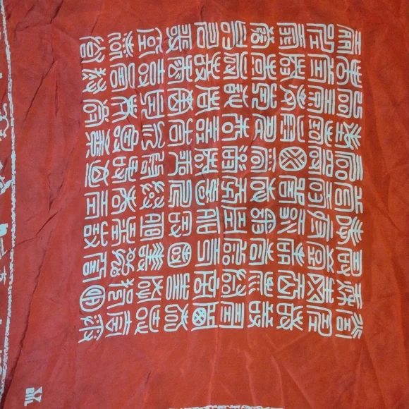 Vintage silk scarf - Picture 5 of 6